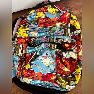 Pokemon Pikachu All Over Print 16" Backpack School Book Bag “Gotta Catch ‘em All